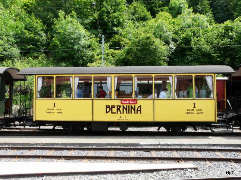 BC - Personenwagen As 2 (ex RhB) im Depotarel von Chaulin am 30.05.2009