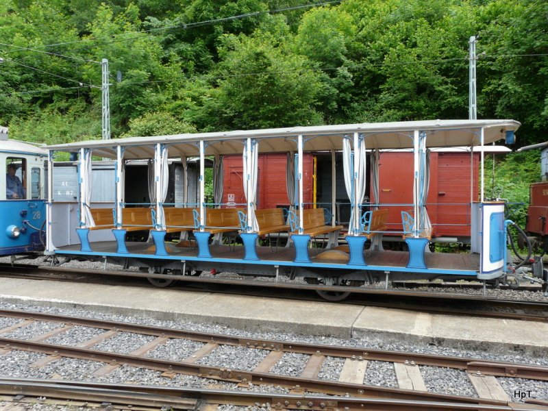 BC - Sommer - Personenwagen C 21 (ex LCD) im Depotarel von Chaulin am 30.05.2009