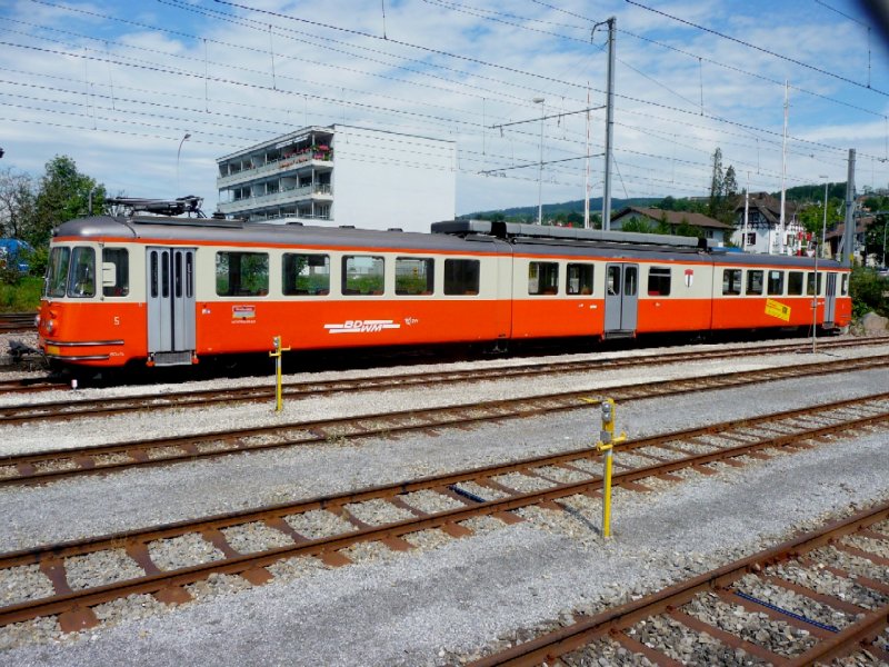 BD - Triebwagen BDe 8/8  5  in Bremgarten am 05.09.2008
