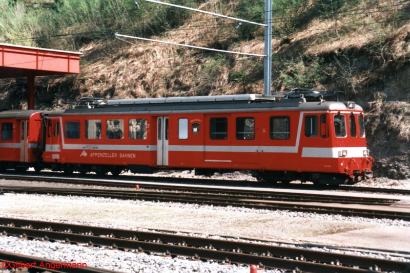BDe 4/4 46  WALDSTADT  im Sommer 2000 in Gossau.
