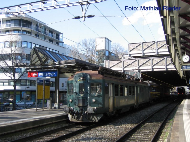 BDe 4/4 641 am 13.04.08 in Winterthur.