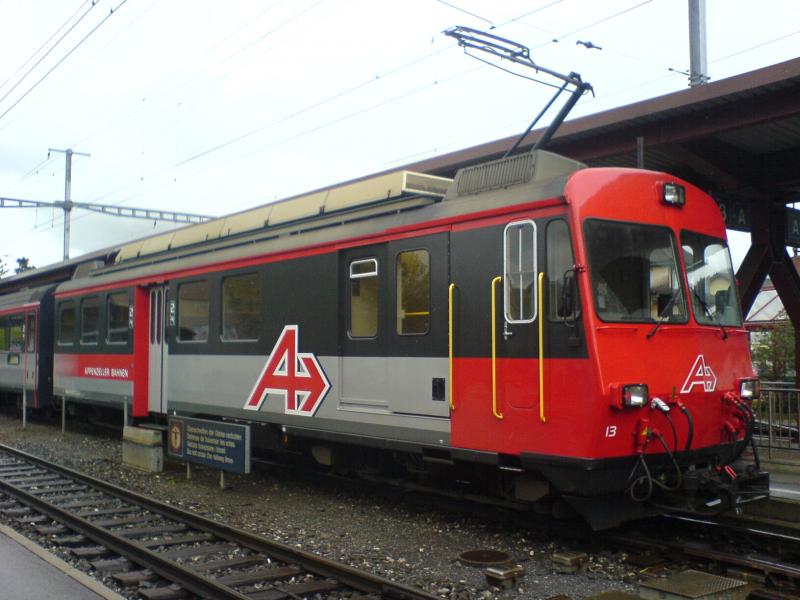 BDeh 4/4 13 im Bahnhof von Appenzell am 08.05.2006
