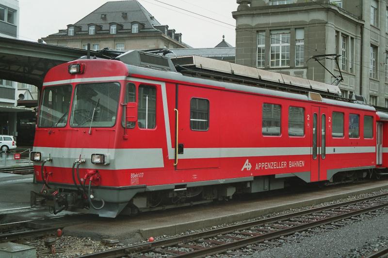 BDeh 4/4 17 im AB Bahnhof von ST.Gallen am 08.05.2006