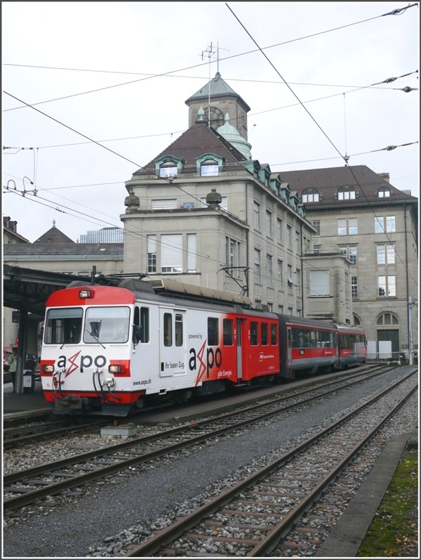 BDeh 4/4 Triebzug der AB im Nebenbahnhof St.Gallen. (04.10.2008)