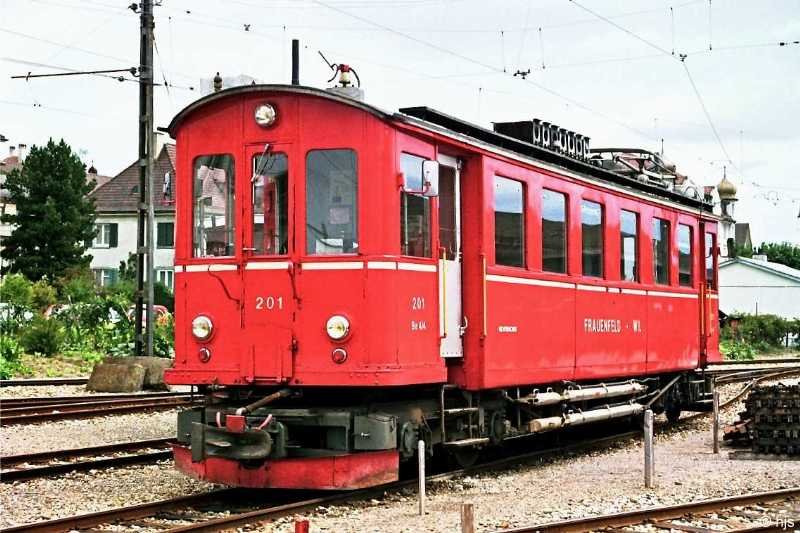 Be 4/4 201 in Wil (5. September 1983)