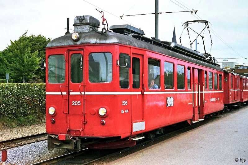 Be 4/4 205 in Wil (5. September 1983)