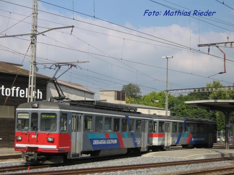 Be 4/4 auf der ASM in Langenthal, am 27.09.08