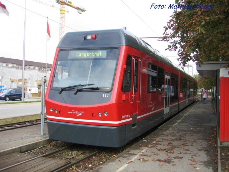 Be 4/8 111b  Jupiter  in Solothurn. Nun sind 3 Zge auf er SNB 14.09.08
