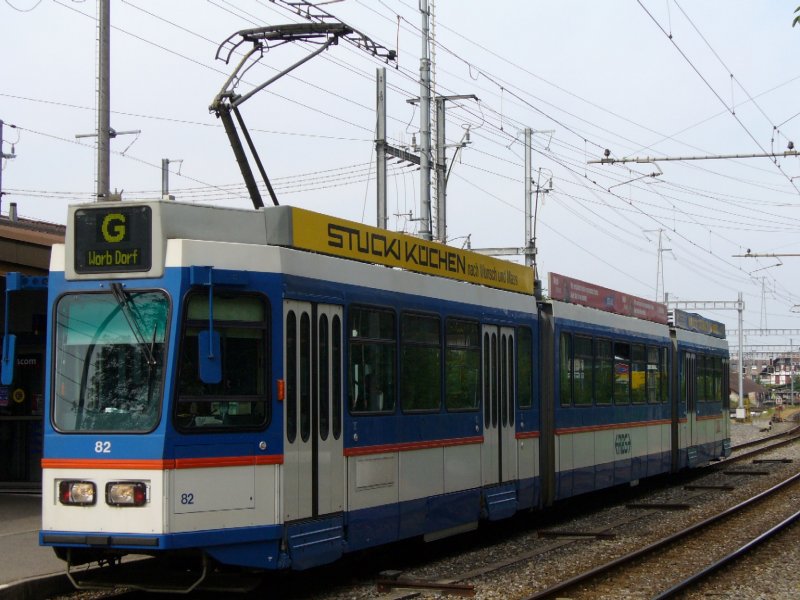 Be 4/8 82 beim SBB Bahnhof Gmligen am 10.09.2006