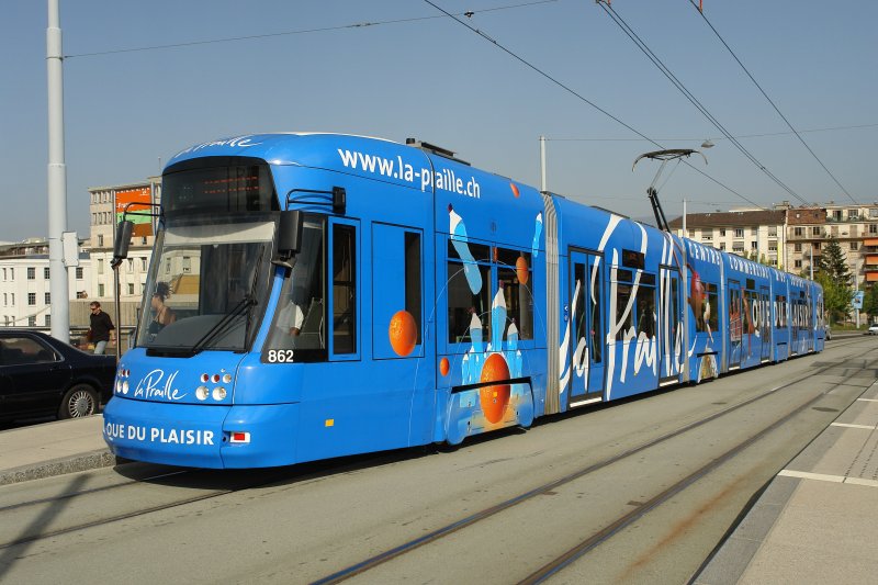 Be 6/8 862 La Praille arrte France  Genve le 27 aot 2007