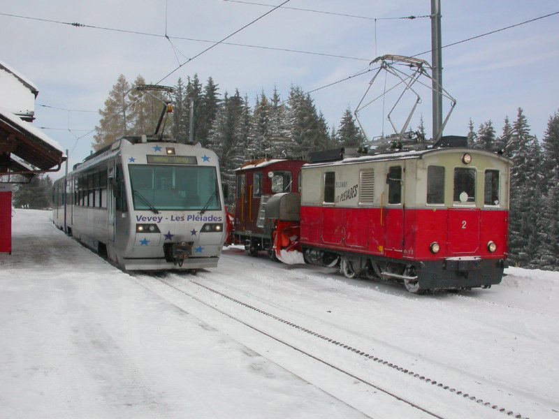 Beh 2/4 71 Bt 224 He 2/2 2 Xrot 91 Les Pliades 15.11.2007