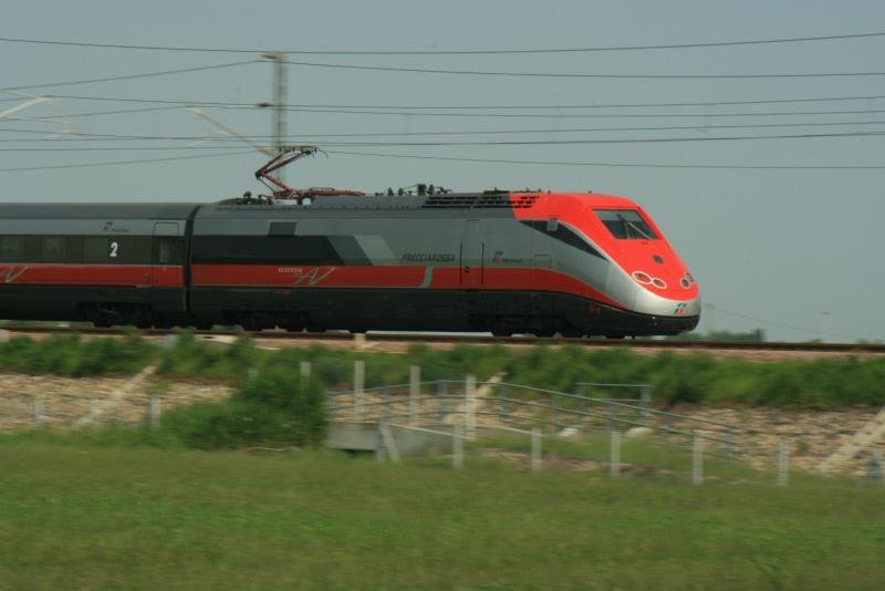 Bei der Geschwindigkeit merkt man dann wie langsam doch unsere Kameras sind. San Martino, 01.05.2009