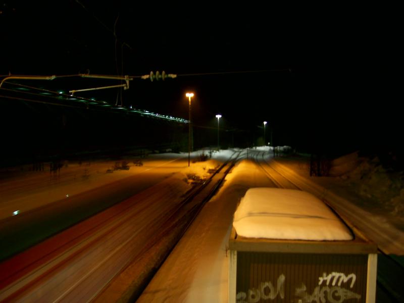 Bei Nacht ohne Nebel :-) Richtung Neustadt (Schw.)