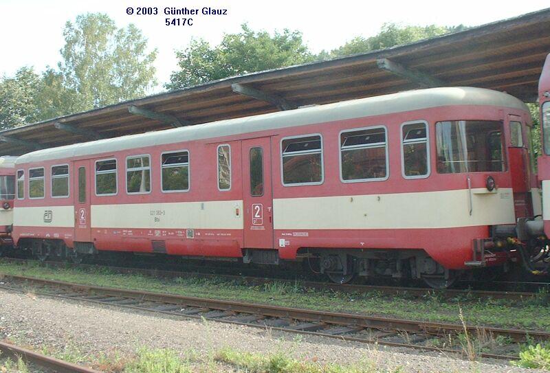 Beiwagen 021 063-3 Btx am 16.07.2003 in Chrastava.