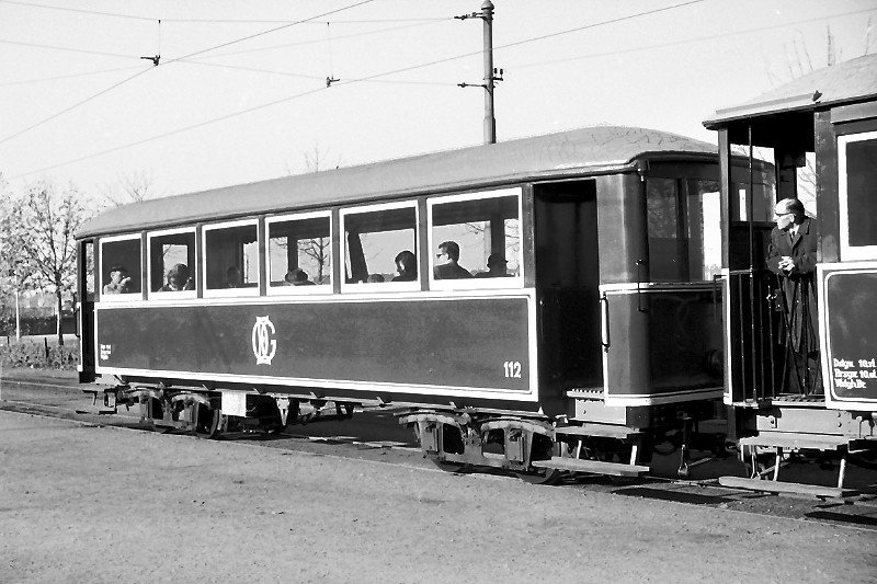Beiwagen 112 in Mannheim (30. Oktober 1965)