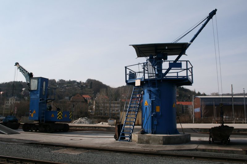 Bekohlungskrane in Freital-Hainsberg.