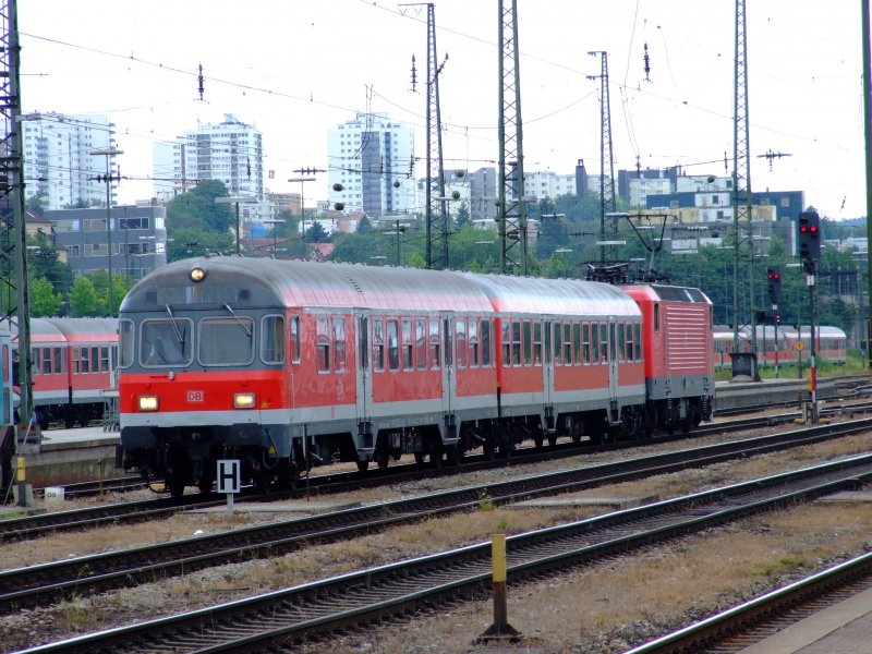 Bereitstellung der RB nach Eggmhl am 30.06.2007 in Regensburg Hbf.