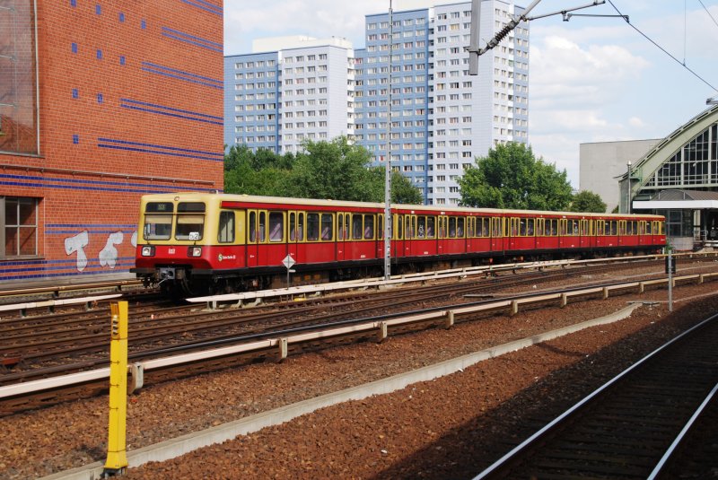 BERLIN, 10.08.2009, S3 nach Erreichen der Endstation Ostbahnhof bei der Ausfahrt
