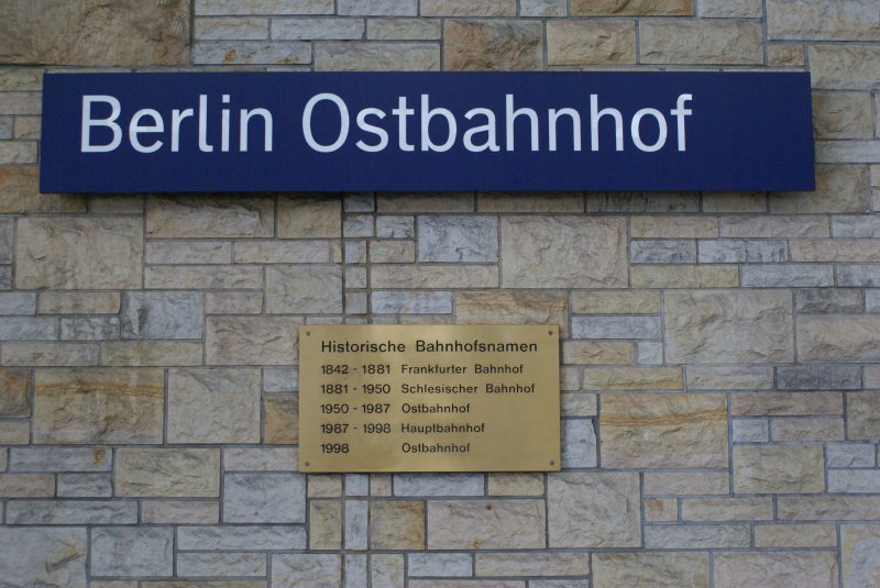 Berlin Ostbahnhof Gleis 1