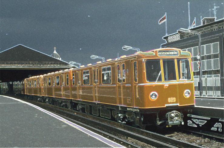 Berliner U-Bahn,Zug Bauart A3L der Linie U1,im Bahnhof Kottbusser Tor 