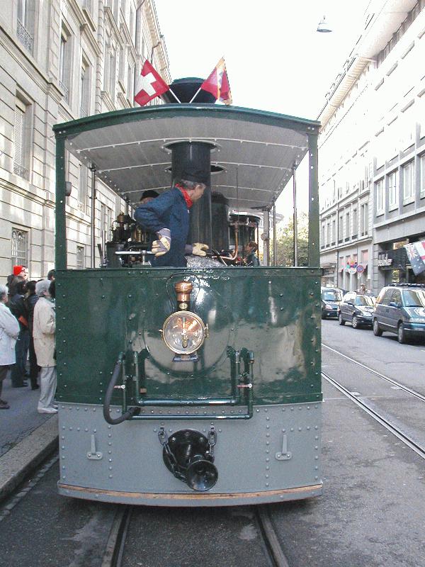 Berner Dampftramway,Das  Gesicht  der G 3/3 No.12 von 1894