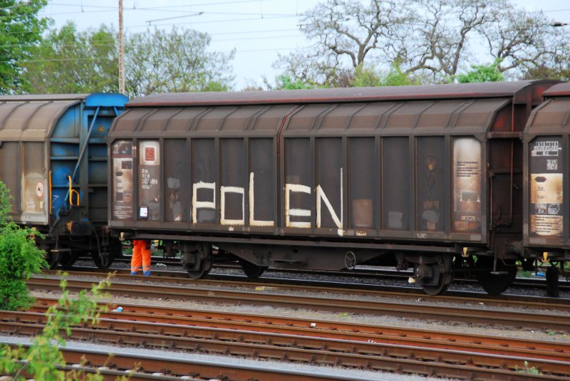 Bestimmungsort am Gterzug fr Kurzsichtige...