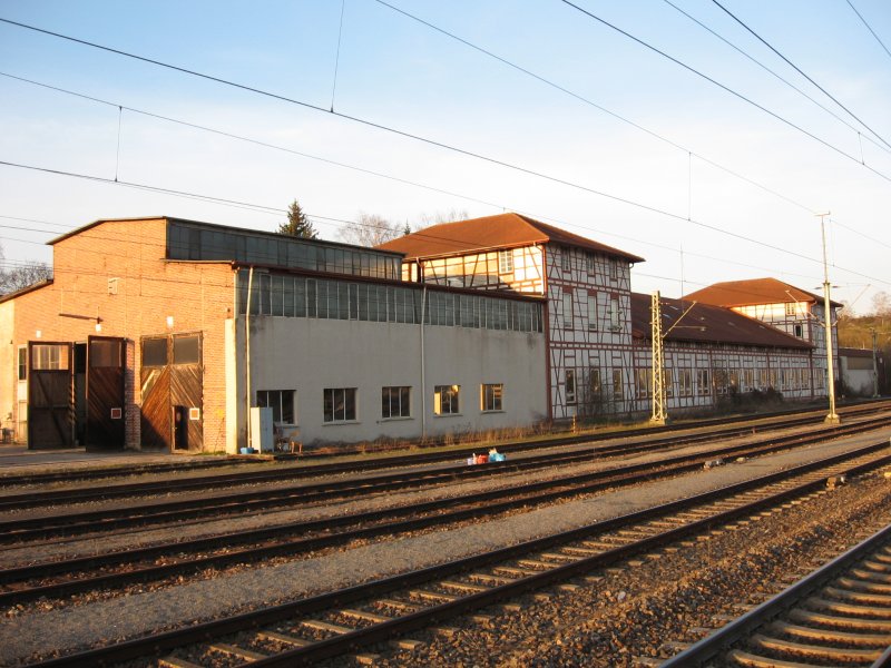 Betriebswerk der Efz (ex BW Rottweil)am 6.4.07