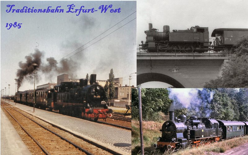 Bilder von der Traditionsbahn Erfurt-West (es war einmal ...)