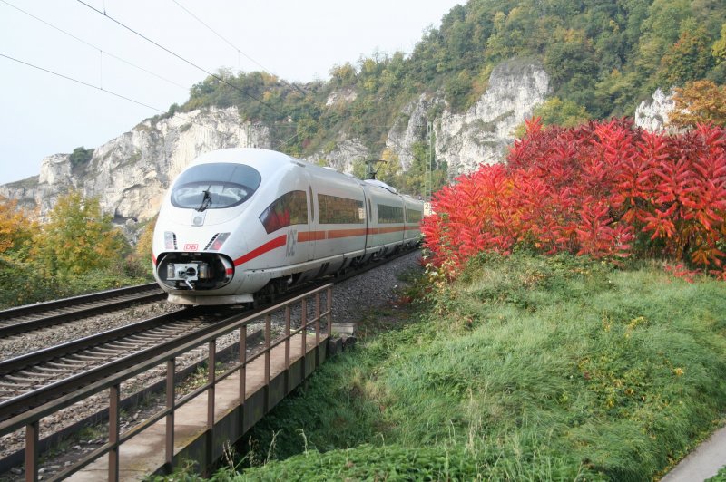  Bissiger  ICE 406 4604 am 12.10.2008 in Istein.