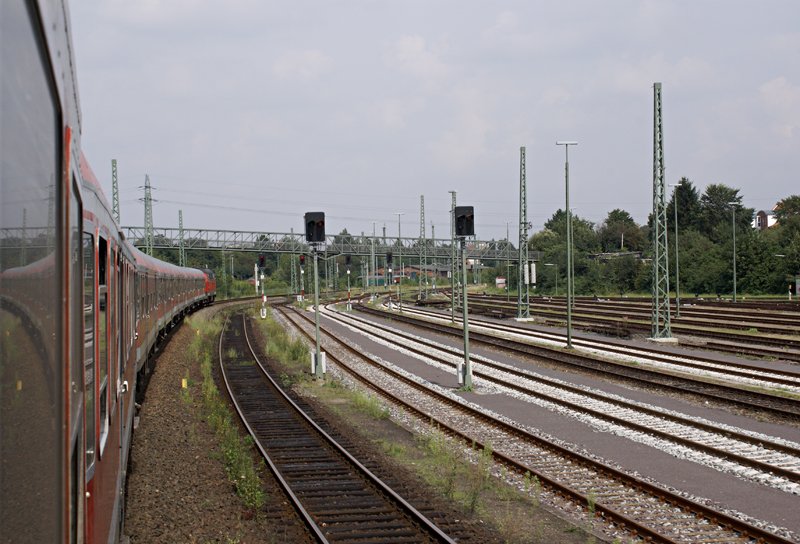 Blick auf Lbeck Hgbf am 22.08.2007.