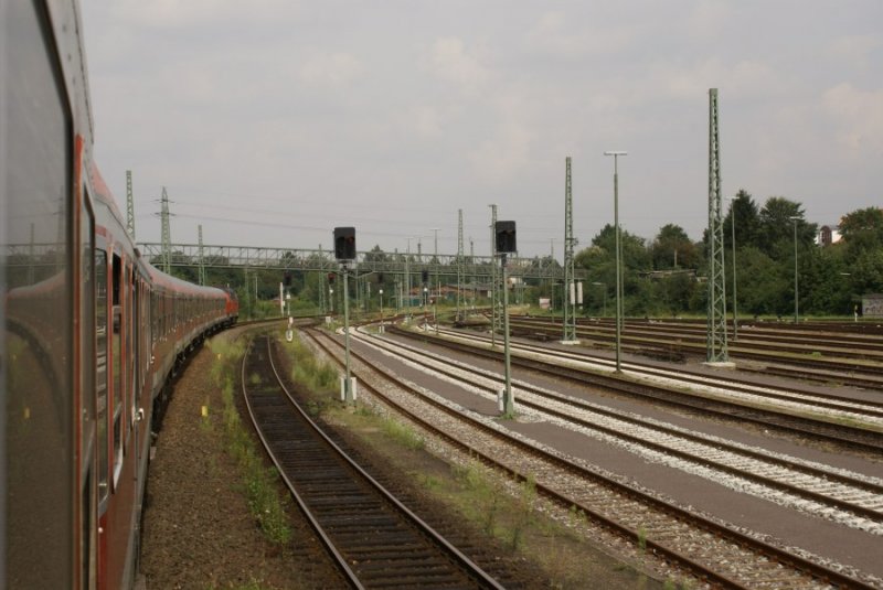 Blick auf Lbeck Rbf, 14.08.2007