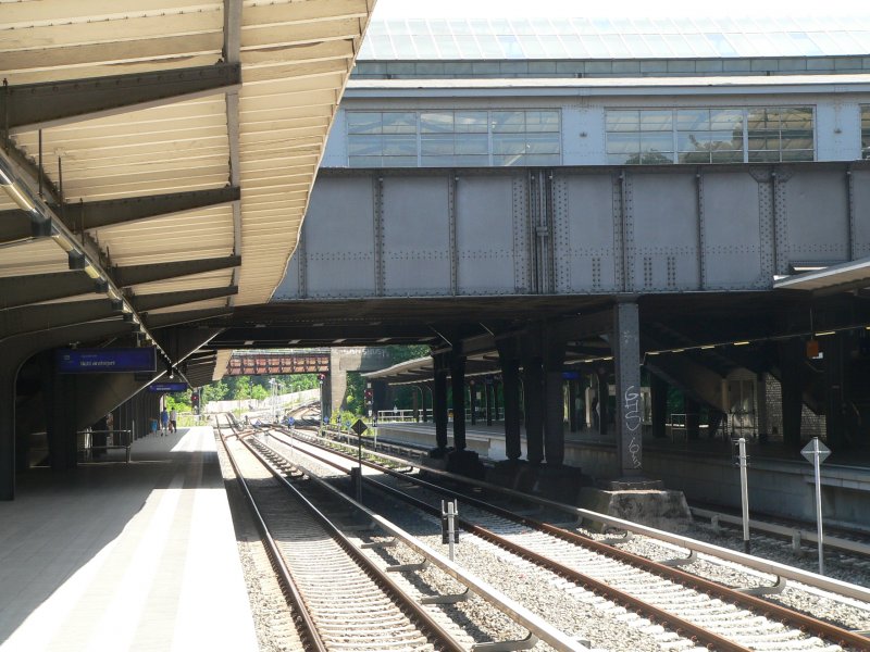 Blick in Richtung Osten. Westkreuz am 10.6.2007