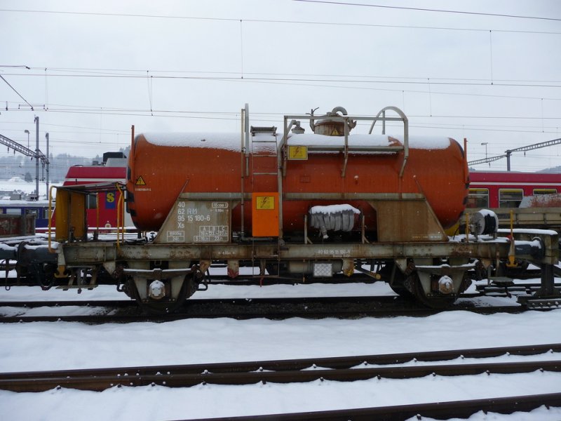 bls - Diesnstwagen X 40 62 95 15 180-6 abgestellt in Oberburg am 14.02.2009
