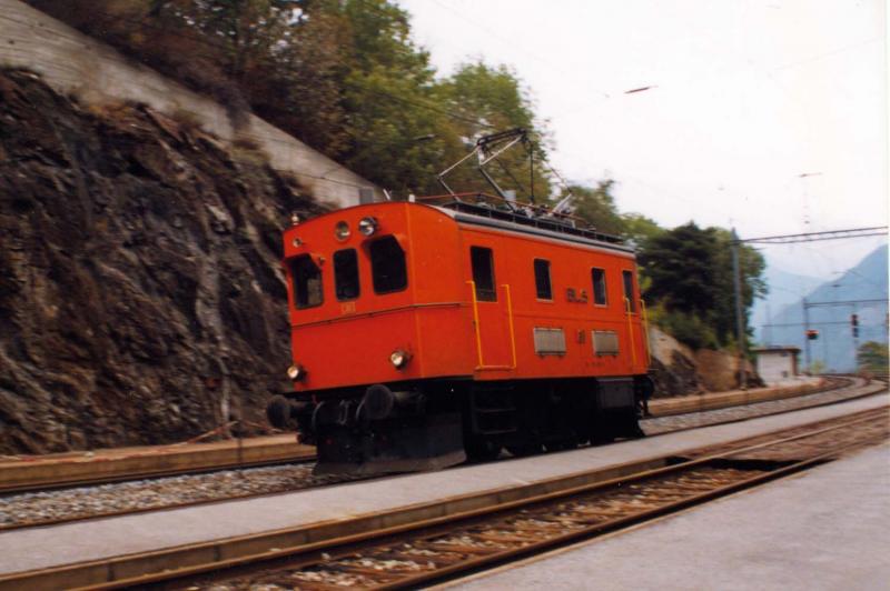 BLS Te2/3 unterwegs bei Lalden august 1996