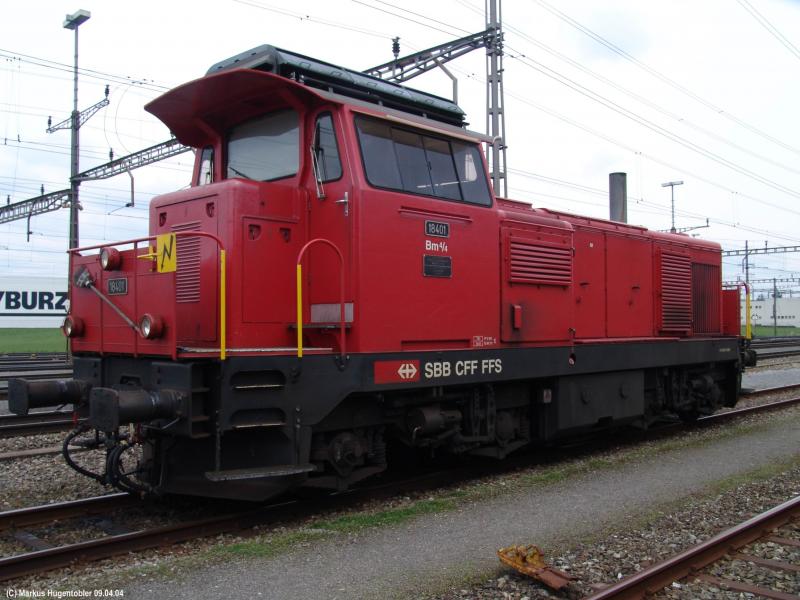 Bm 4/4 18401 am 09.04.04 in Rotkreuz