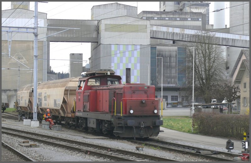 Bm 4/4 18422 in Wildegg. (18.03.2008)