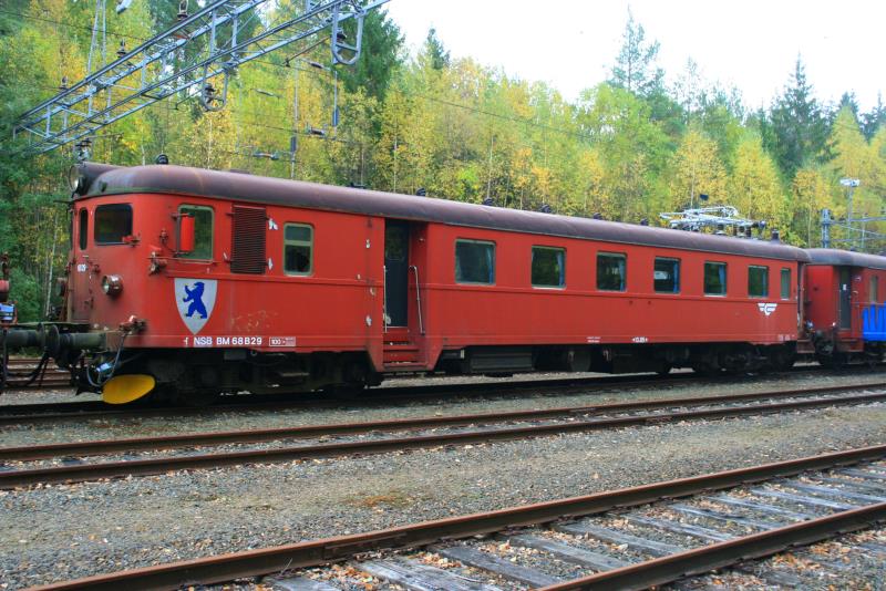 BM 68.29 im Bahnmuseum Tinnoset; 27.09.2009