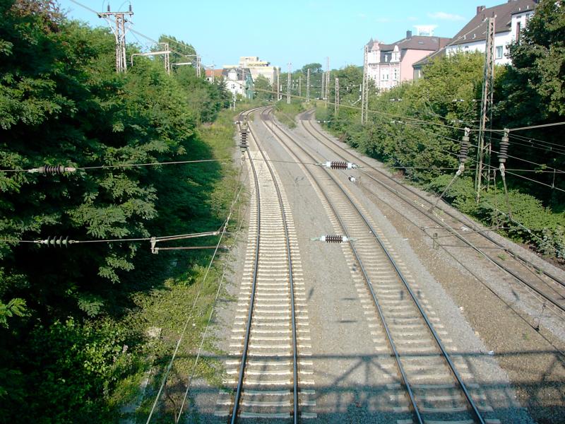 Bochum Pr�sident nach dem umbau! Es wurden s�mtliche Weichen ausgebaut so das hier keine direkte zufahrt zu Tyssen Krupp besteht. 19.8.05