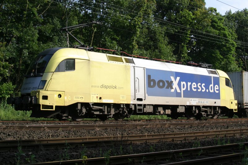 BoxXpress ES 64 U2-015 am 25.6.09 in Duisburg-Neudorf