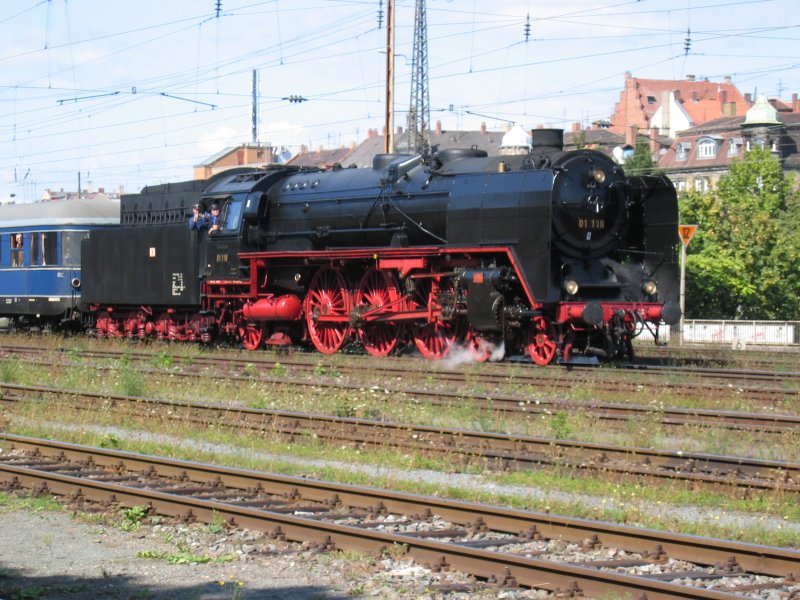 BR 01 118 mit Sonderzug beim Eisenbahnfest in Frth