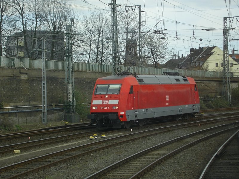 BR 101 031-3 Leerfahrt in Kln.(30.03.2008)