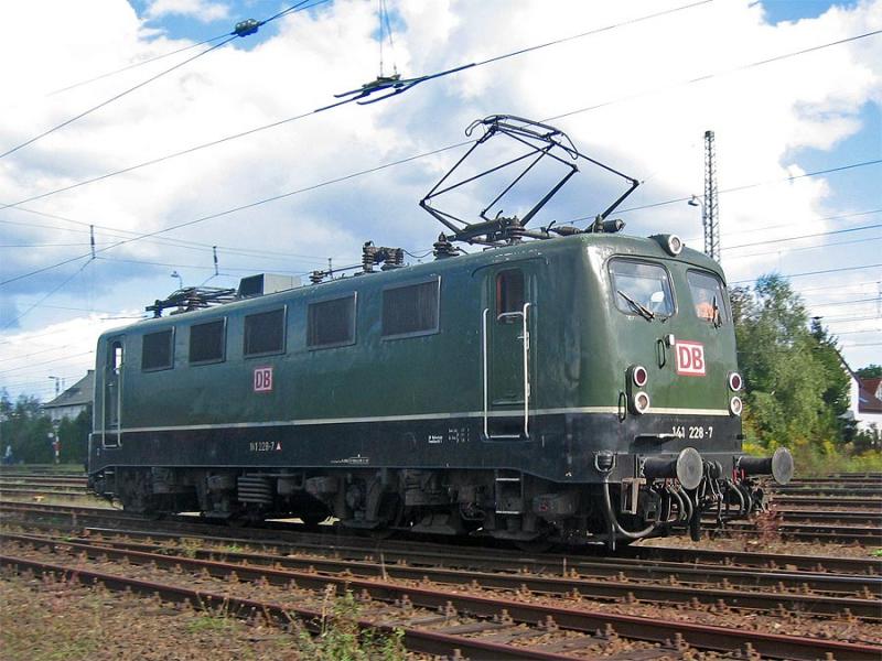 BR 141 228-7 zu Gast beim Lokfest in Darmstadt-Kranichstein am 17.9.2005