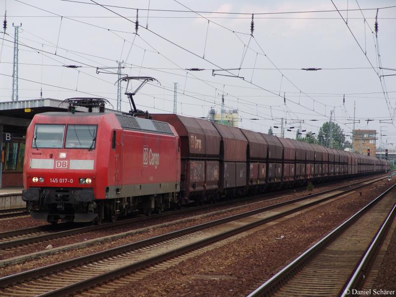 Br 145 017-0 am 19.7.05 in Berlin Schnefeld
