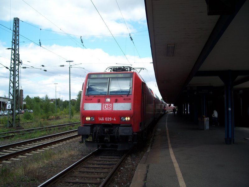 Br 146 029 Nach Dsseldorf in Minden (3.8.2007)