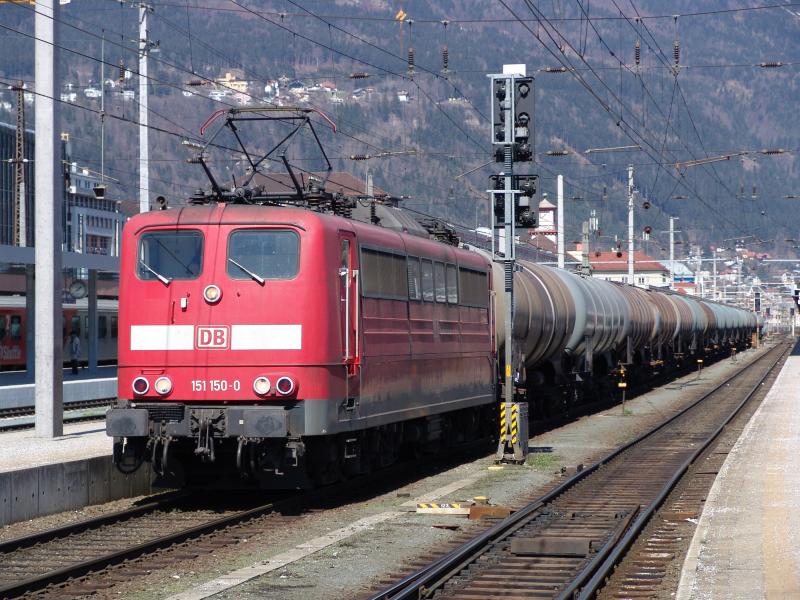 Br 151 150-0 am 2.4.05 in Innsbruck