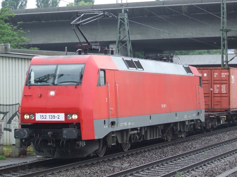 BR 152 139 durchf�hrt HH-Harburg am 06.08.2008.
