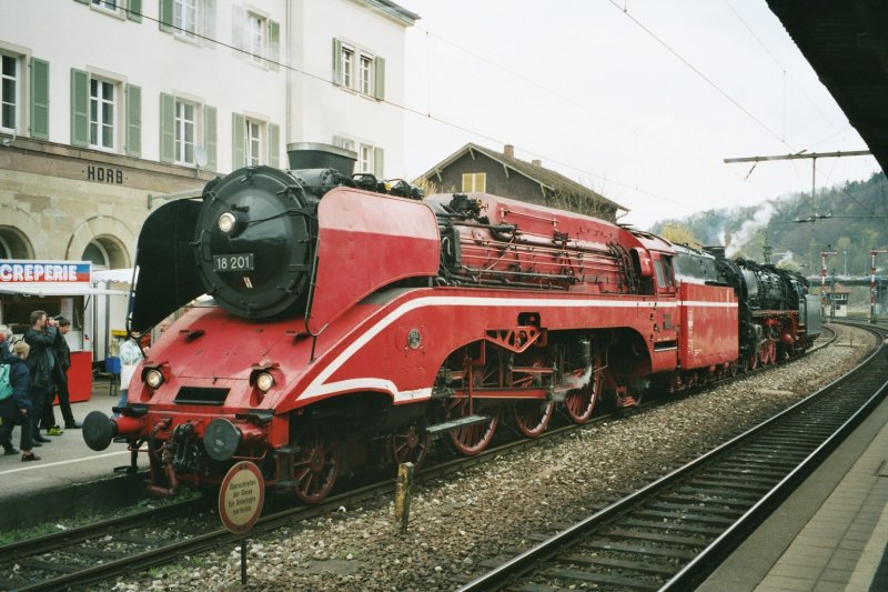 BR 18 201, Horb am Neckar, 2004