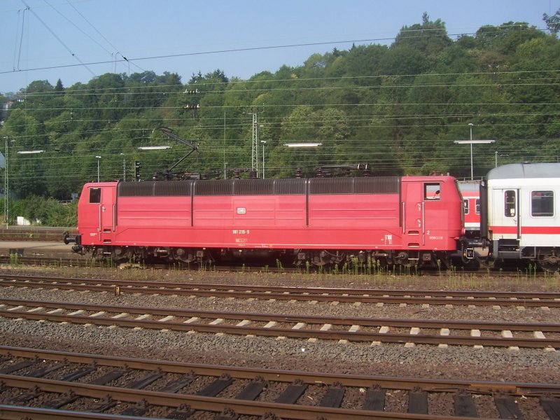 BR 181 mit IC in Koblenz Hbf