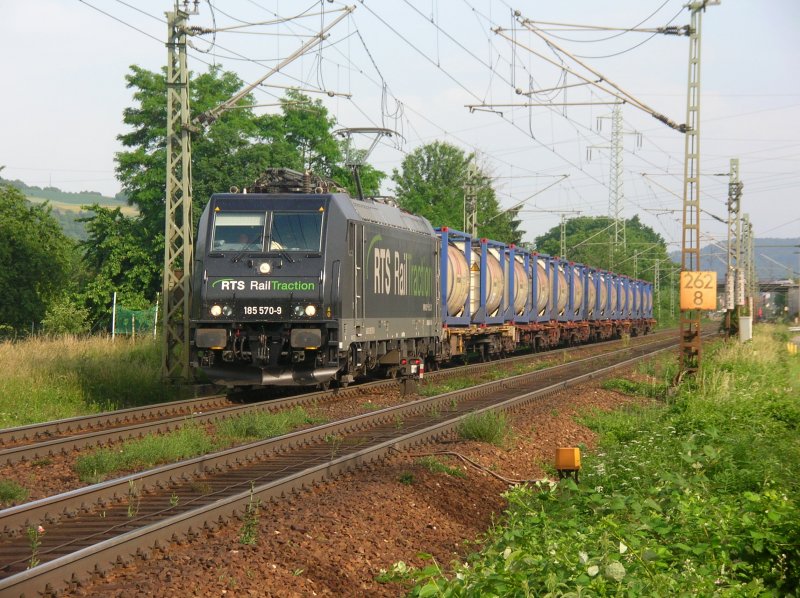 Br 185 von RTS (Rail Traction) in Eimeldingen