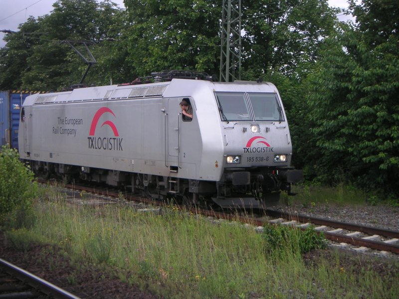 Br 185 der TX Logistik AG am 03.07.2007 in Gttingen